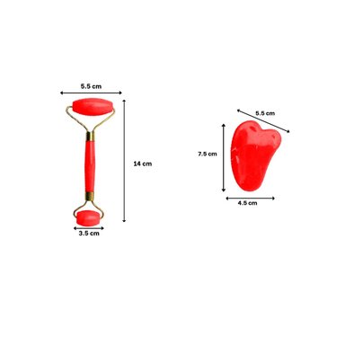 DISPOSITIVO FACIAL DE PLASTICO ROJO FACIL DE USAR Y COMODO PARA PIEL Y+LIGAS REGALO - 4