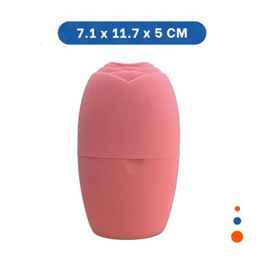 PACK6 PORTA RODILLO FACIAL CORAL ELEGANTE Y COMPACTO PARA MASAJES DIARIOS Y+REGALO STICKER - 4