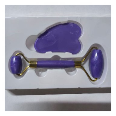 PACK2 ESTIMULADOR FACIAL SET DE 2 MORADO DE PLASTICO PARA CUIDADO DIARIO Y+REGALO STICKER - 3