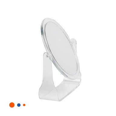 SUPERFICIE REFLECTANTE CON BASE OVALADA 17,5X13,5CM TRANSPARENTE HOGAR Y+LIGAS REGALO - 3