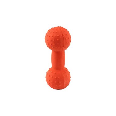 ELEMENTO MANCUERNA DE PUAS NARANJA PARA MASCOTA CON RELIEVE FIRME Y+PAPEL REGALO - 1