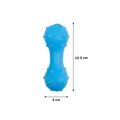 PACK12 ELEMENTO INTERACTIVO PARA PERRO CELESTE CON SUPERFICIE TEXTURIZADA Y+PAPEL REGALO - 4