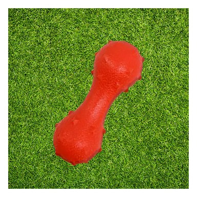 PACK4 ELEMENTO TEXTURIZADO PARA MASCOTA ROJO RESISTENTE AL JUEGO DIARIO - 2