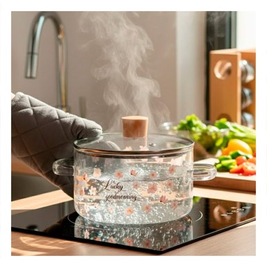 PACK4 CONTENEDOR PRACTICO EN BOROSILICATO PARA USO DIARIO 1,8L TRANSPARENTE Y+PAPEL REGALO - 2