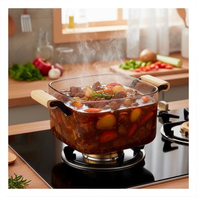 RECIPIENTE DE VIDRIO CON TAPA Y ASA DE MADERA 3500ML TRANSPARENTE - 2