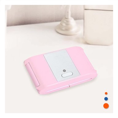 SOPORTE PARA UÑAS PORTATIL ROSADO RESISTENTE Y ELEGANTE PARA USO DIARIO Y+REGALO STICKER - 5