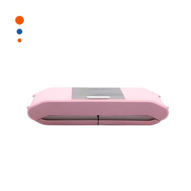 SOPORTE PARA UÑAS PORTATIL ROSADO COMPACTO Y MODERNO PARA MANI PEDICURE Y+LIGAS REGALO - 3