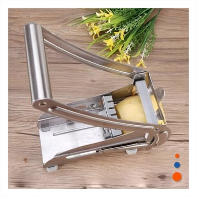 TROCEADOR FACIL DE PAPA Y VERDURAS PLATEADO MULTIFUNCIONAL Y SEGURO Y+REGALO STICKER - 5