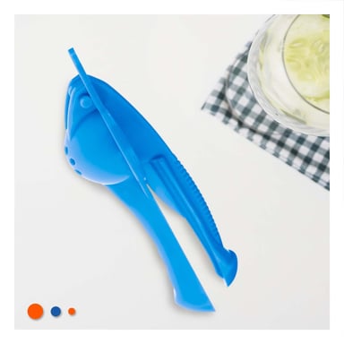 HERRAMIENTA DE LIMON PLASTICO CELESTE PARA COCINA HOGAR Y REUNIONES Y+LIGAS REGALO - 2