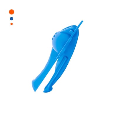 HERRAMIENTA DE LIMON PLASTICO CELESTE PARA COCINA HOGAR Y REUNIONES Y+LIGAS REGALO - 3