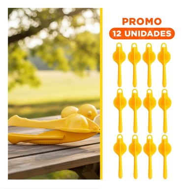 PACK12 EXTRACTOR DE BEBIDAS PLASTICO AMARILLO LIGERO Y RESISTENTE PARA CASA Y+REGALO STICKER - 1