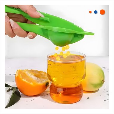 PACK6 TRITURADOR CITRICO PLASTICO VERDE LIMON COMPACTO Y FACIL DE LIMPIAR Y+REGALO STICKER - 5