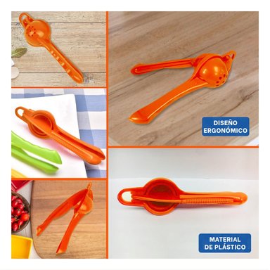 EXTRACTOR COMPACTO PLASTICO NARANJA PARA JUGOS NATURALES FACIL Y+POST IT - 1