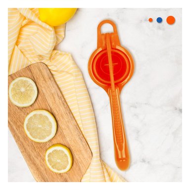 EXTRACTOR COMPACTO PLASTICO NARANJA PARA JUGOS NATURALES FACIL Y+POST IT - 2