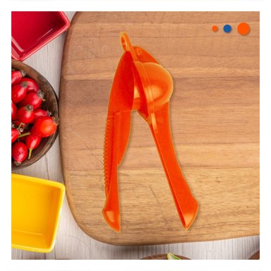 PACK4 EXTRACTOR LIGERO PLASTICO NARANJA FACIL DE USAR Y GUARDAR EN COCINA Y+PAPEL REGALO - 2