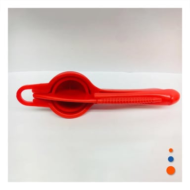 PACK2 EXPRIMIDOR COCINA ROJO FACIL DE USAR PARA BEBIDAS NATURALES Y+PAPEL REGALO - 2