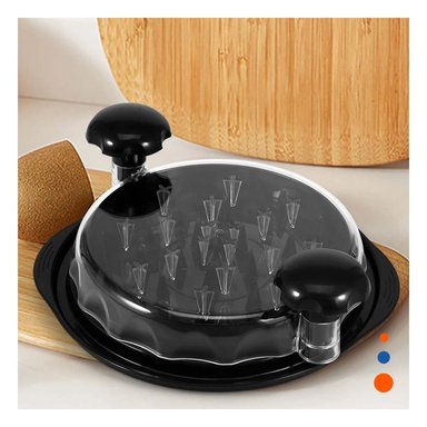 UTENSILIO MANUAL GIRATORIO PARA DESMENUZAR POLLO COCIDO EN COCINA FAMILIAR - 2