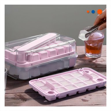 PACK6 RECIPIENTE DE CUBOS DE HIELO VERDE CLIC LINEA PARA COCTELES Y JUGOS Y+REGALO STICKER - 5