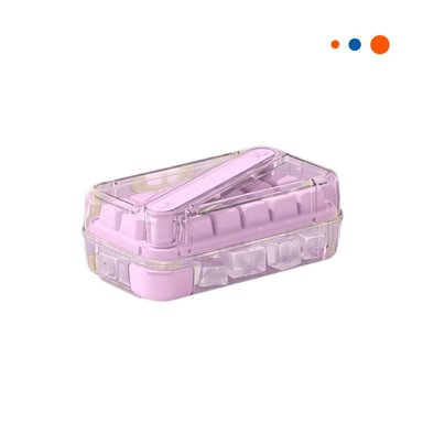 CONTENEDOR DE CUBOS DE HIELO VERDE CLIC LINEA RESISTENTE Y LIGERA Y+REGALO STICKER - 3