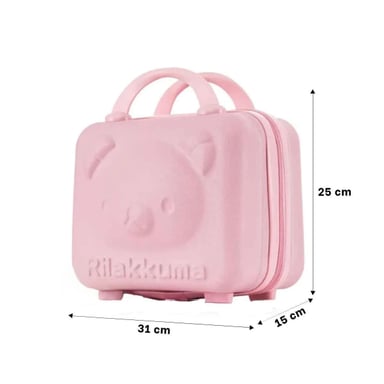 PACK4 PETACA MINI PORTATIL DE OSO MULTIUSOS CON ACABADO ROSADO Y+REGALO STICKER - 4