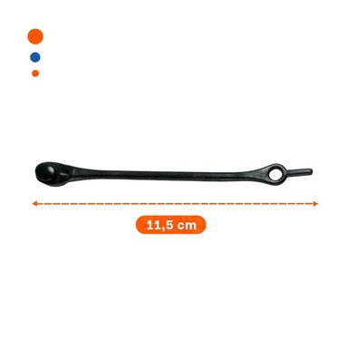 PACK4 FIJADOR DE SILICONA FLEXIBLE PARA CABLE EN HOGAR Y OFICINA NEGRO - 4