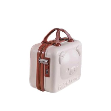 PACK4 MINI MALETA COMPACTA MULTIUSOS DE OSO EN COLOR BEIGE PARA ACCESORIOS Y+PAPEL REGALO - 3
