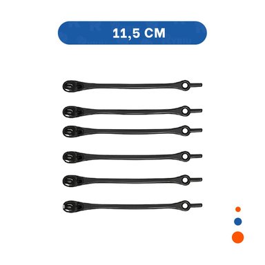 PACK2 SUJETADOR DE SILICONA RESISTENTE PARA USO DIARIO EN OFICINA NEGRO - 4