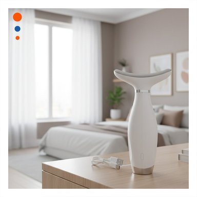 DISPOSITIVO FACIAL 7 MODOS DE COLOR LUZ LED COLOR BLANCO PARA PIEL EN CASA - 1