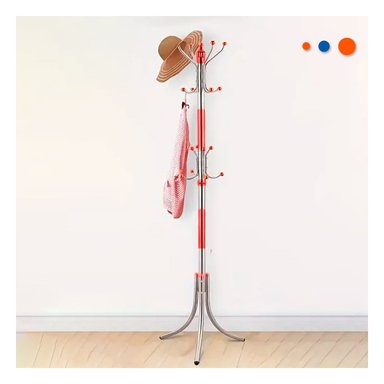 PACK4 MODULO DE COLGADO 172CM ROJO Y PLATEADO PARA HOGAR VERSATIL Y FIRME Y+REGALO STICKER - 3