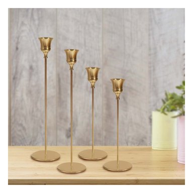 PACK2 SOPORTE ELEGANTE DE METAL PARA VELAS EN ESPACIOS SOCIALES DEL HOGAR - 3