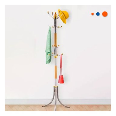 PACK4 MODULO DE COLGADO 172CM DORADO Y PLATEADO PARA HOGAR VERSATIL Y FIRME Y+REGALO STICKER - 3