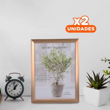 PACK2 MARCO DECORATIVO PARA FOTO EN AMBIENTES DEL HOGAR CON ESTILO SOBRIO Y+REGALO STICKER - 1
