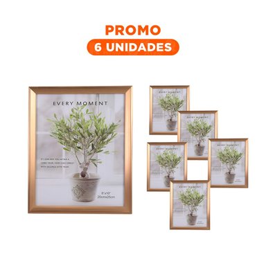 PACK6 MARCO DE FOTO PARA MESA EN ESPACIOS PERSONALES CON DISENO DECORATIVO - 1