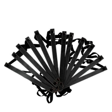 PACK2 ESCALA SIN PESO DE 10 PASOS NEGRA PARA VELOCIDAD Y+REGALO STICKER - 2