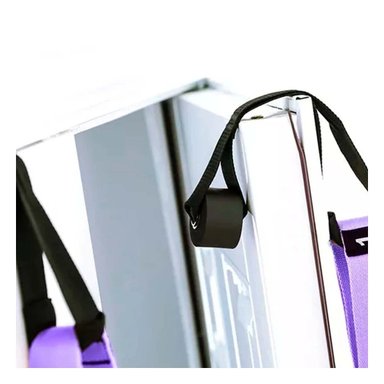 PACK2 HAMACA DE SUSPENSION AJUSTABLE PARA YOGA MORADO - 3