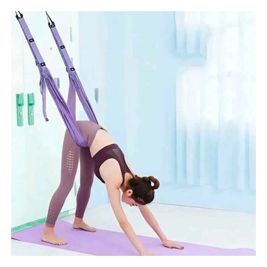 CUERDA AEREA AJUSTABLE PARA PRACTICA AVANZADA DE YOGA MORADO Y+POST IT - 2