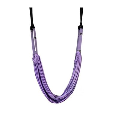 PACK6 SISTEMA DE SUSPENSION AEREA AJUSTABLE MORADO PARA YOGA Y+REGALO STICKER - 2