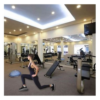 PACK4 TABLERO GIMNASIO BALANCIN PARA MEJORA DE EQUILIBRIO AZUL Y+REGALO STICKER - 3