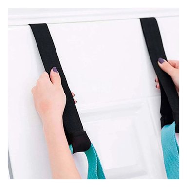 PACK4 CUERDA DE YOGA AEREA SEGURA Y PROFESIONAL AJUSTABLE CELESTE Y+PAPEL REGALO - 5