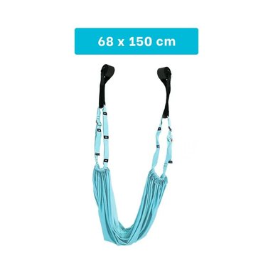 PACK4 SISTEMA AEREO PROFESIONAL Y AJUSTABLE PARA ESTIRAMIENTOS CELESTE - 4