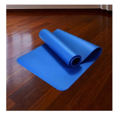 COLCHONETA 10MM ESPUMA AZUL FLEXIBLE Y LIGERA PARA EJERCICIO Y+PAPEL REGALO - 2