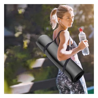 PACK4 BASE 10MM ESPUMA NEGRO LIGERA Y RESISTENTE PARA GIMNASIO - 1