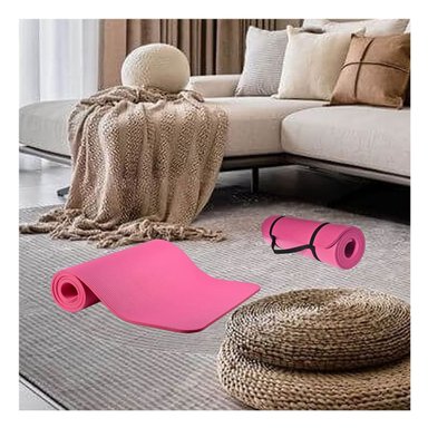 PACK4 PLATAFORMA 10MM ESPUMA FUCSIA RESISTENTE Y COMODA PARA GIMNASIO Y+REGALO STICKER - 1