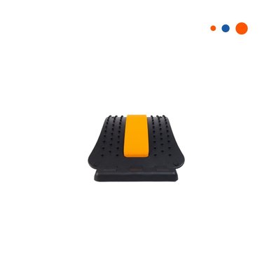 DISPOSITIVO LUMBAR NARANJA PORTATIL PARA USO EN CASA Y OFICINA FACIL Y+REGALO STICKER - 3