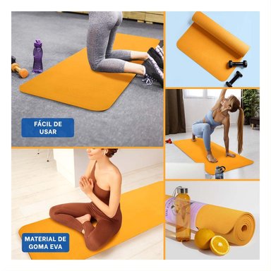 ALFOMBRA COMODA NARANJA DE GOMA EVA PARA JUEGOS Y MANUALIDADES INFANTILES - 5