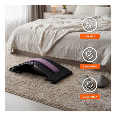 PACK4 COJIN LUMBAR LILA COMODO PARA RELAJAR ESPALDA Y MUSCULOS CANSADOS - 3