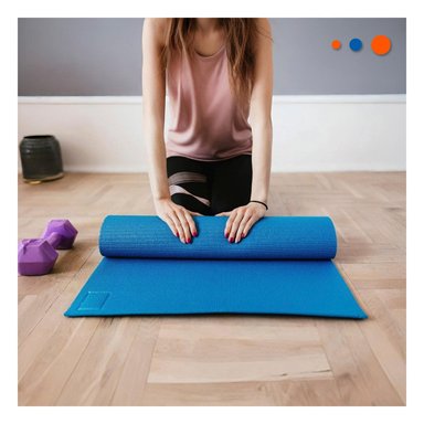 PACK12 ALFOMBRILLA FLEXIBLE AZUL DE GOMA EVA 61X183CM PARA ACTIVIDADES Y+PAPEL REGALO - 5