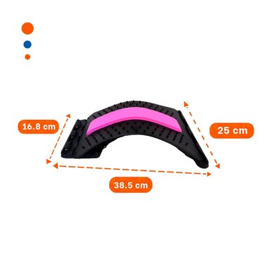 PACK6 COJIN LUMBAR FUCSIA SUAVE PARA MASAJES Y BIENESTAR GENERAL Y+PAPEL REGALO - 4