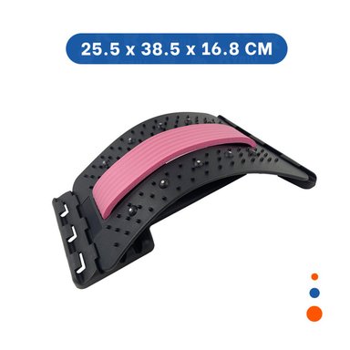 PACK2 ALMOHADILLA LUMBAR GUINDA PORTATIL PARA USO DIARIO EN CASA O OFICINA - 4
