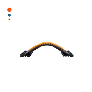 PACK12 SOPORTE LUMBAR NARANJA PROFESIONAL PARA TERAPIAS Y MASAJES CORPORALES Y+REGALO STICKER - 2